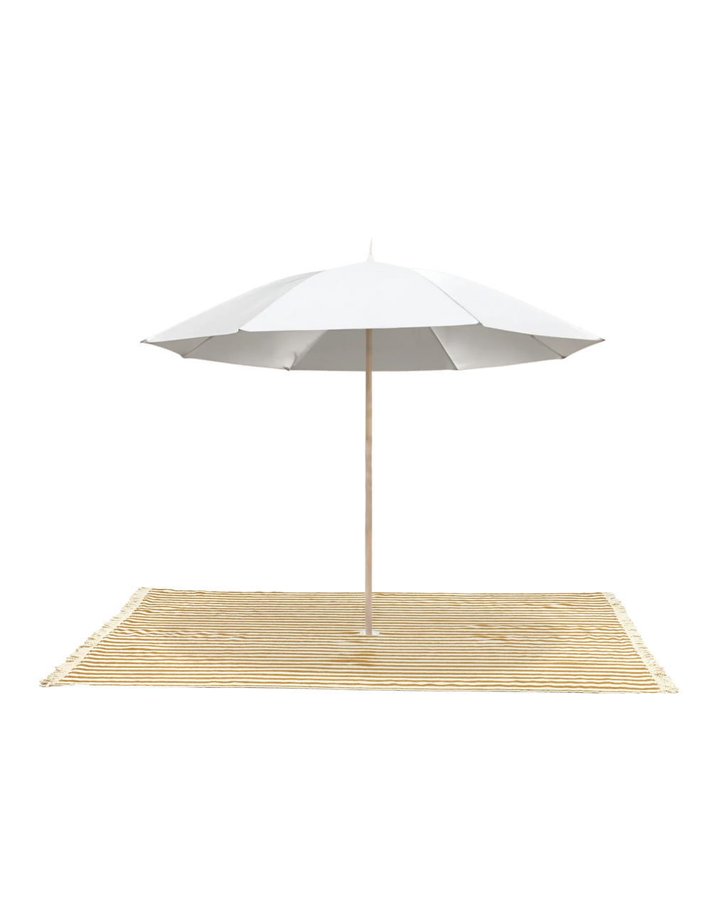 * Nobodinoz Portofino Beach Strandlaken XL 146x175cm | Honey Stripes Waffle