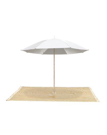 * Nobodinoz Portofino Beach Strandlaken XL 146x175cm | Honey Stripes Waffle