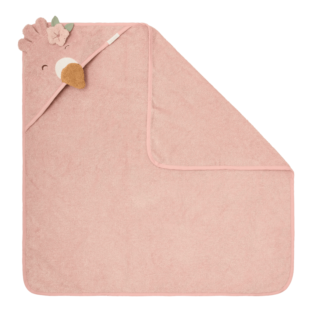 Little Dutch Badcape Flamingo Blooming Safari, Roze, afbeelding 2