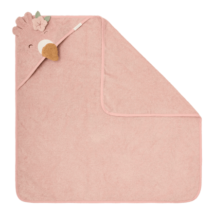 Little Dutch Badcape Flamingo Blooming Safari, Roze, afbeelding 2