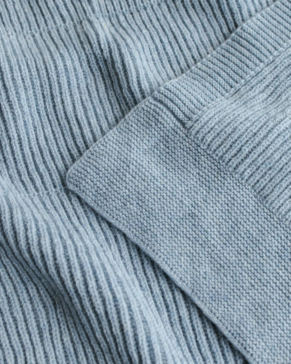 Hvid Deken Gaston | Frost Blue