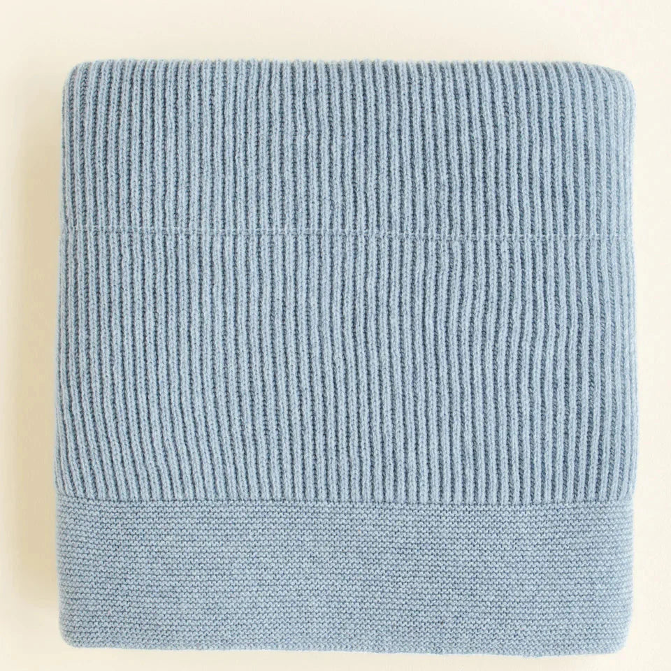 Hvid Deken Gaston | Frost Blue