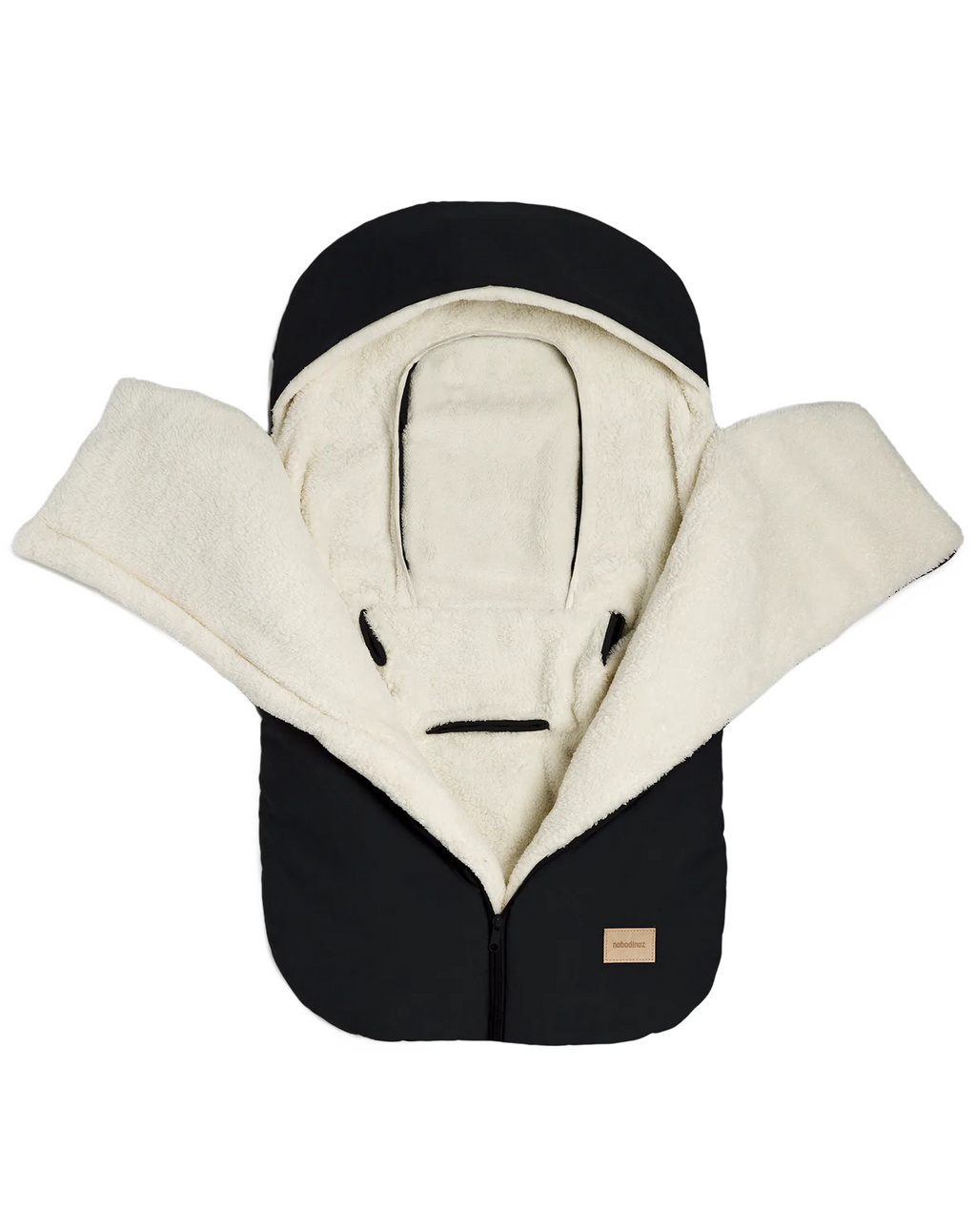 * Nobodinoz Hyde Park Voetenzak Voor Buggy 6-18M - 90x50cm | Black