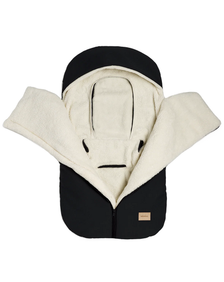 * Nobodinoz Hyde Park Voetenzak Voor Buggy 6-18M - 90x50cm | Black