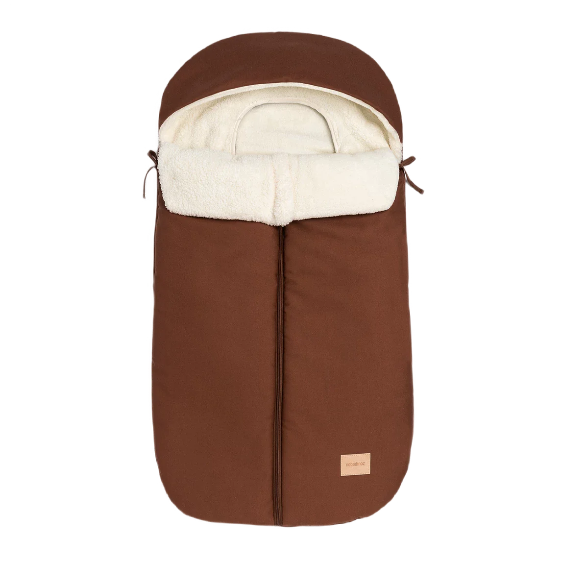 * Nobodinoz Hyde Park Voetenzak Voor Buggy 6-18M - 90x50cm | Brick Brown