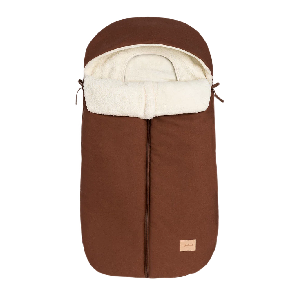 * Nobodinoz Hyde Park Voetenzak Voor Buggy 6-18M - 90x50cm | Brick Brown