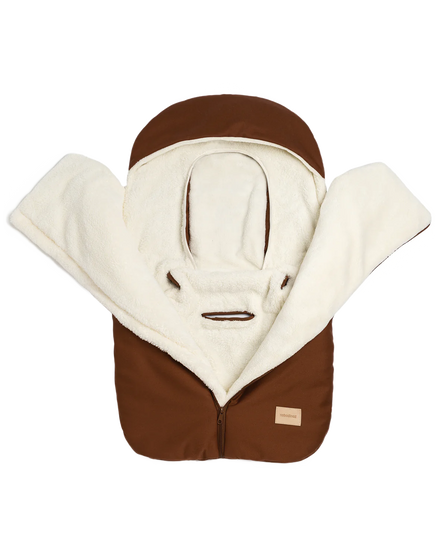 * Nobodinoz Hyde Park Voetenzak Voor Buggy 6-18M - 90x50cm | Brick Brown
