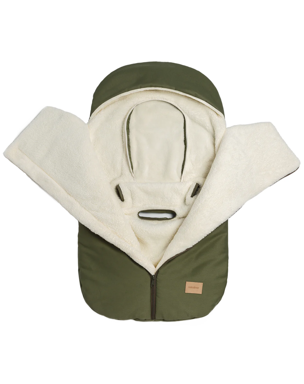 * Nobodinoz Hyde Park Voetenzak Voor Buggy 6-18M - 90x50cm | London Green