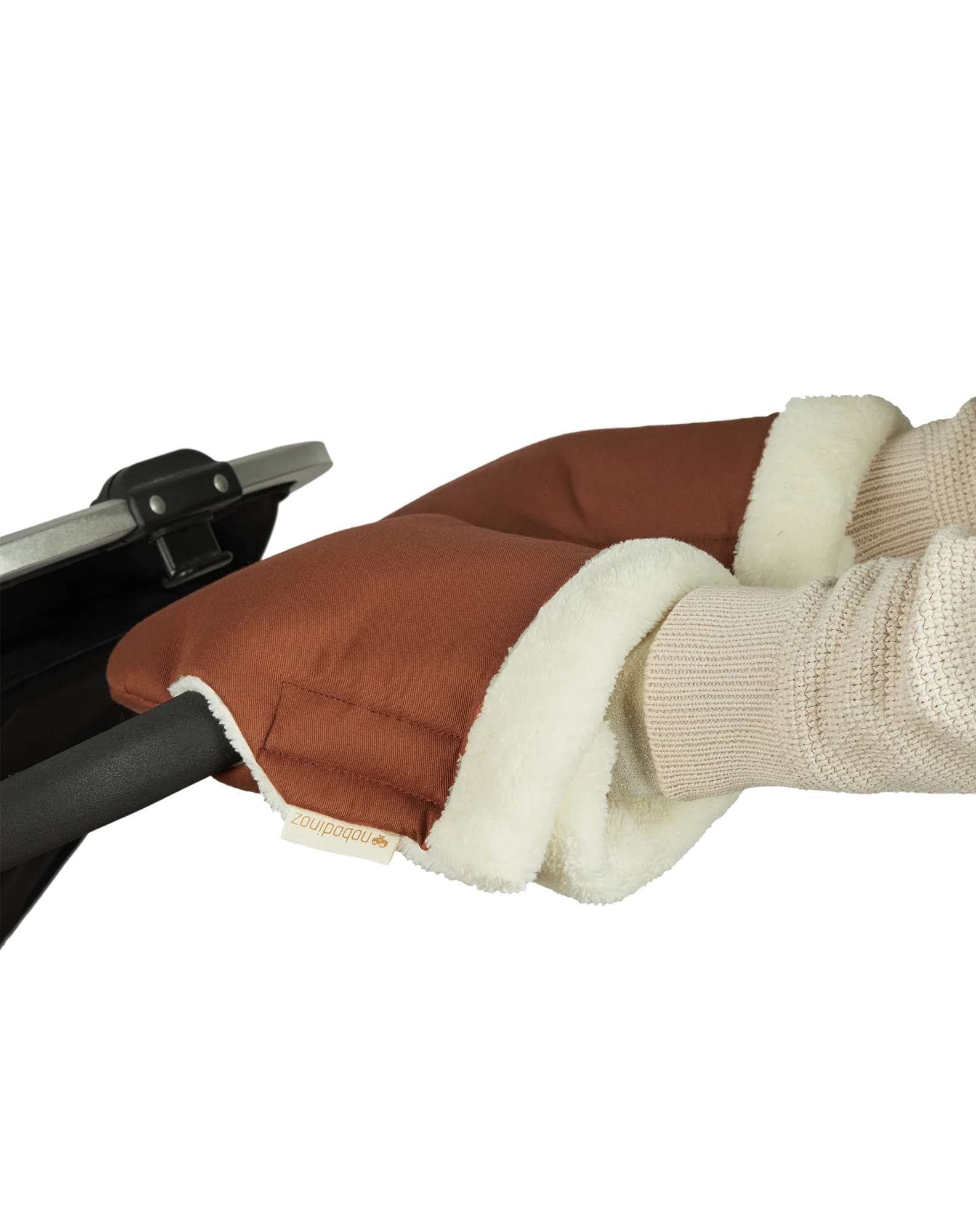 * Nobodinoz Hyde Park Buggy Wanten 18x30cm | Brick Brown