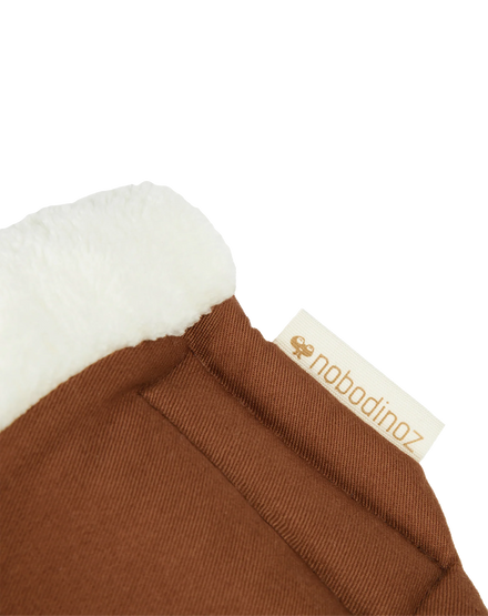 * Nobodinoz Hyde Park Buggy Wanten 18x30cm | Brick Brown