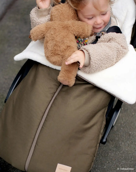 * Nobodinoz Hyde Park Voetenzak Voor Buggy 6-18M - 90x50cm | London Green