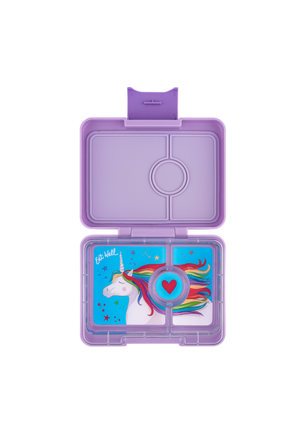 Yumbox 3 Vakken Lekvrije Lunchbox | Lavendel Paars Eenhoorn