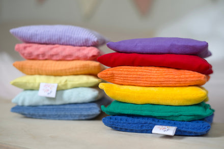 Pit & Play Regenboog Pittenzakjes Set 6 | Stapelstein Original