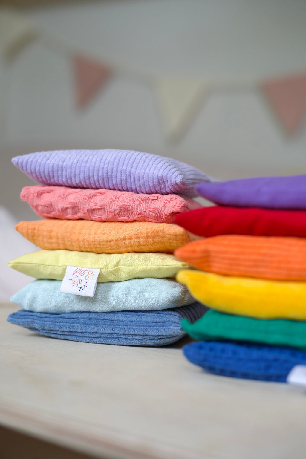Pit & Play pittenzakjes set pastel, tweede foto