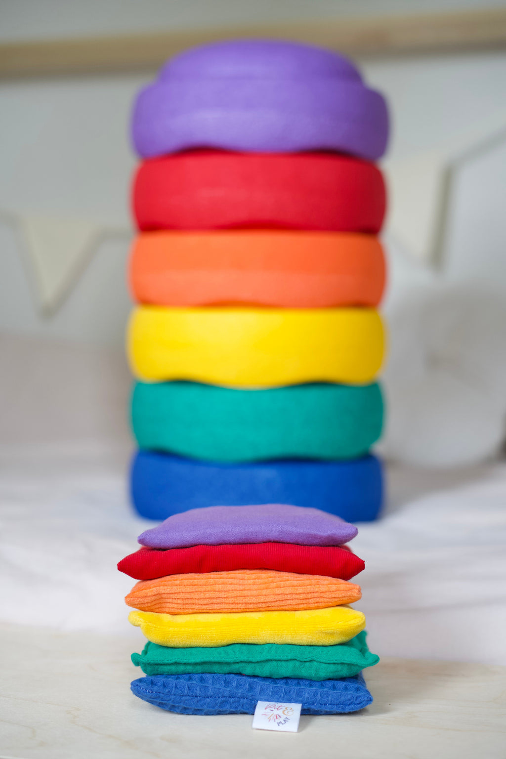 Pit & Play pittenzakjes set regenboog, vijfde foto