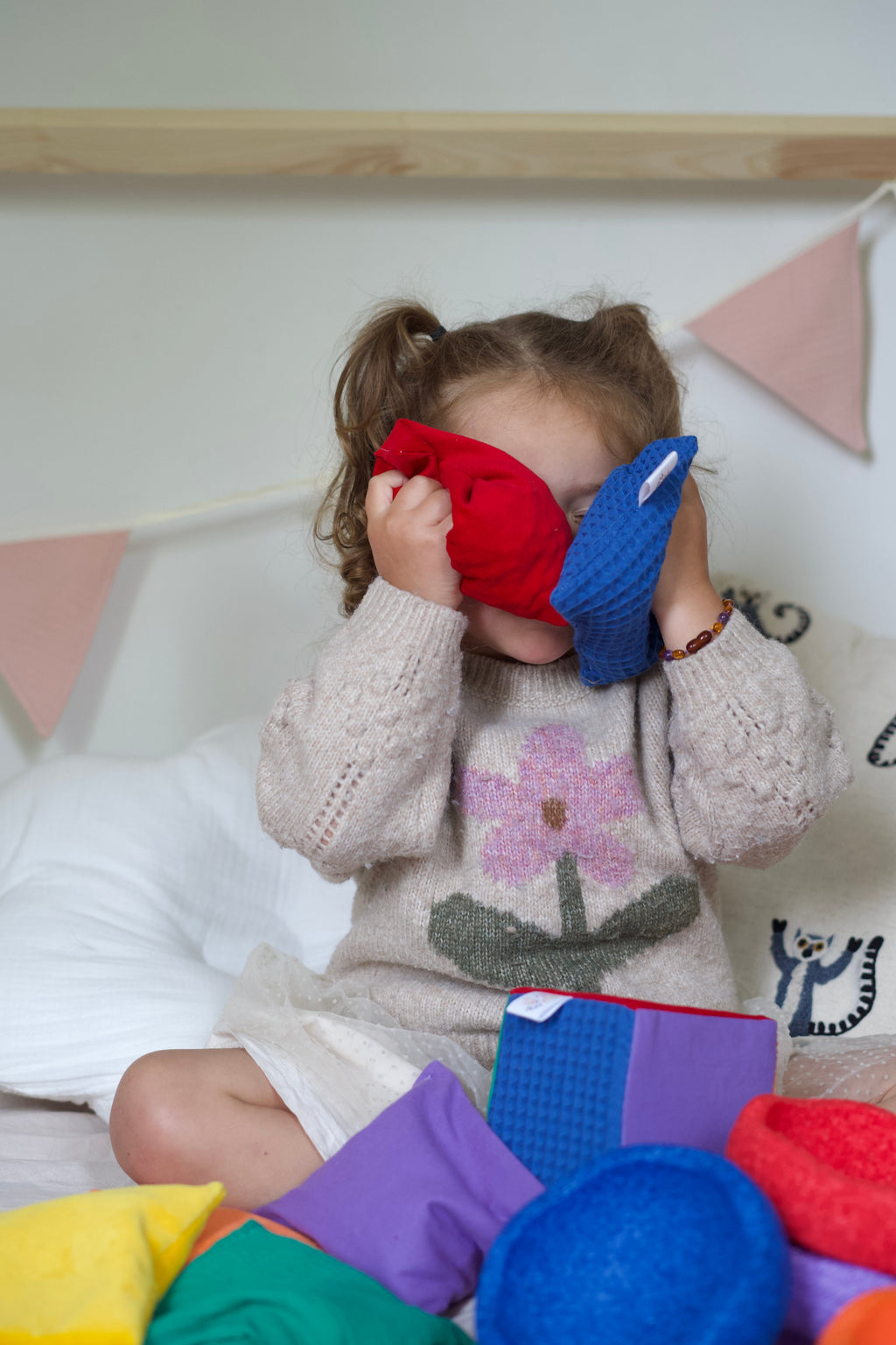 Pit & Play Regenboog Pittenzakjes Set 6 | Stapelstein Original