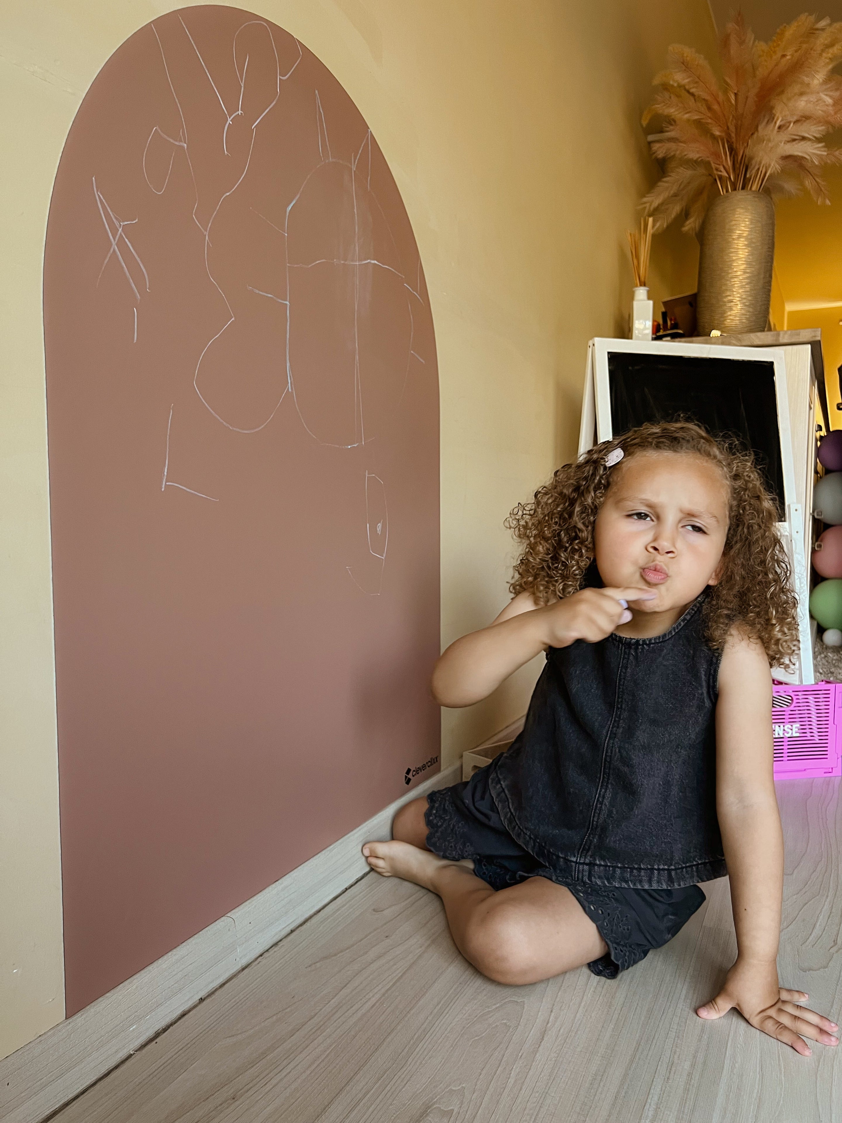 Cleverclixx Magnetische muursticker 95x75cm | Mocha Cream - PRE ORDER LEVERING NA 20 SEPT