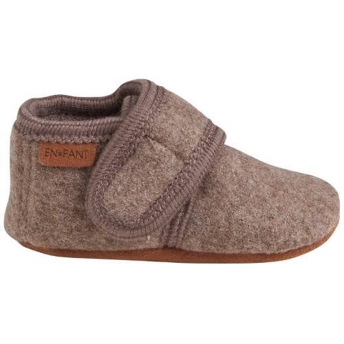En Fant Baby Slofjes Wol | Walnut