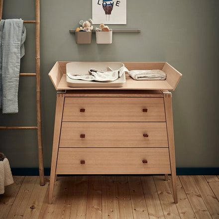 Leander Matty Topper Voor Verschoningskussen | Cappuccino Organic