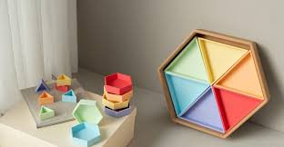 Grennn Speelbakje Mandigo Kwartcirkel Set | Regenboog