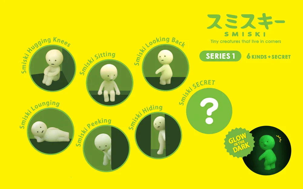 Smiski Gelukspopje Glow In The Dark | Series 1 Collectible