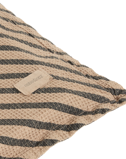 * Nobodinoz Landscape Wafel Vloermatras 60x120x4cm | Stripes Sesame