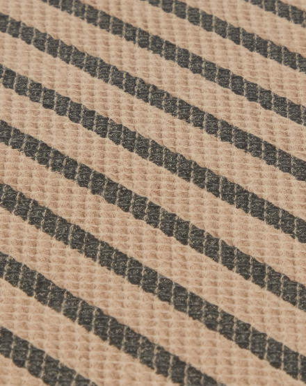* Nobodinoz Landscape Wafel Vloermatras 60x120x4cm | Stripes Sesame