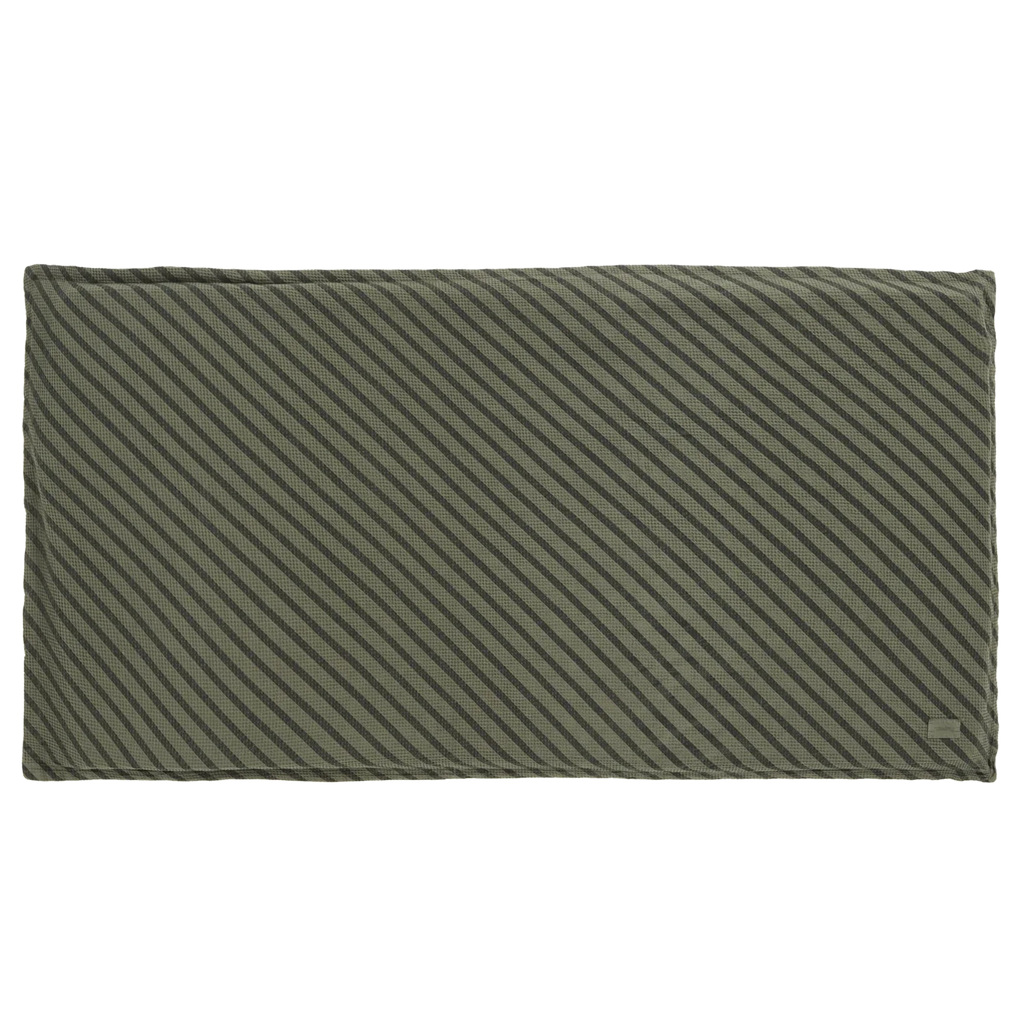 * Nobodinoz Landscape Wafel Vloermatras 60x120x4cm | Stripes Vetiver