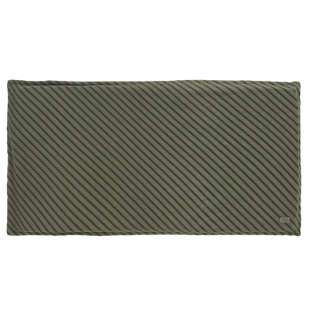* Nobodinoz Landscape Wafel Vloermatras 60x120x4cm | Stripes Vetiver