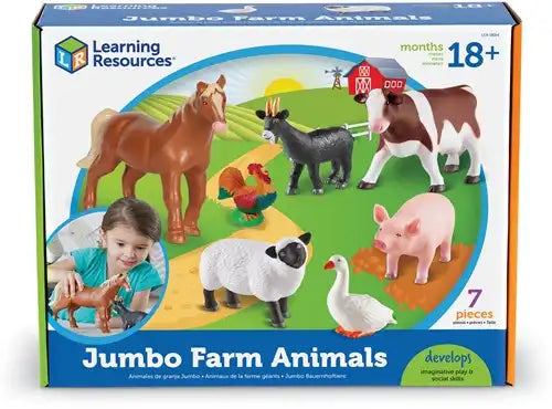 Learning Resources | Jumbo Farm Animals
