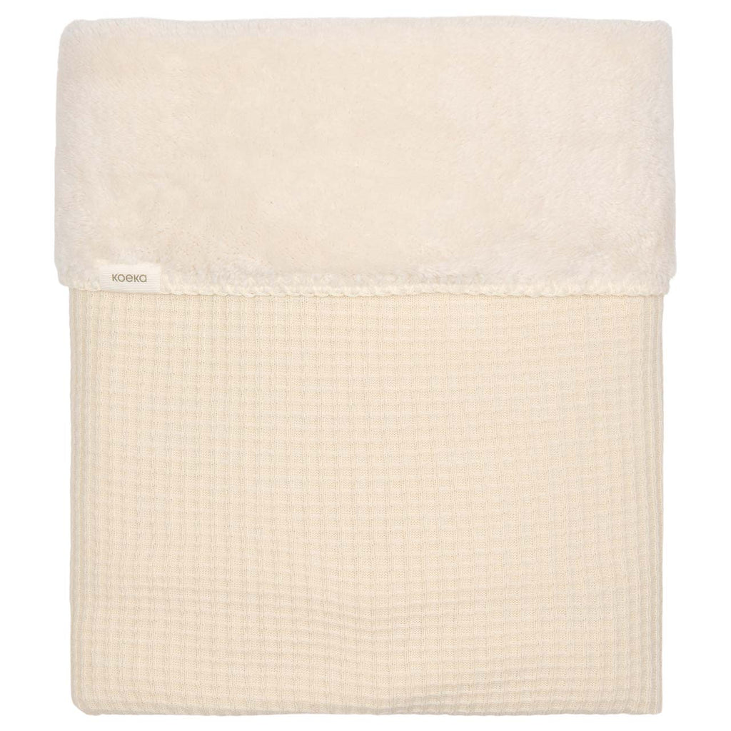 Koeka Ledikantdeken Teddy Malaga 100x150 | Warm White
