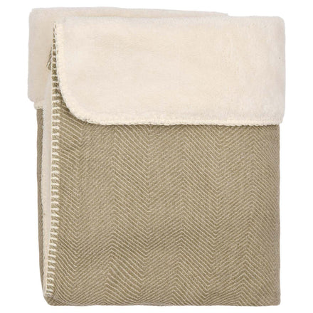 Koeka Ledikantdeken Teddy Montreal 100x150 | Moss