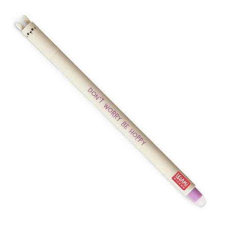 Legami uitwisbare gelpen Bunny met paarse inkt en een fijne schrijfpunt van 0,7 mm