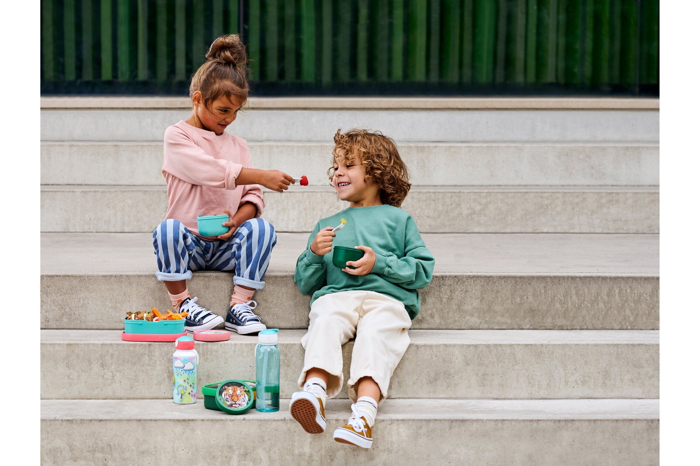 Mepal Little Dutch Lunchset Drinkfles + Lunchbox | Little Farm