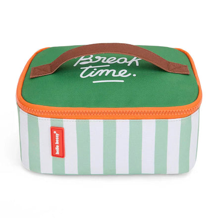 Hello Hossy Lunchtas Green Stripes