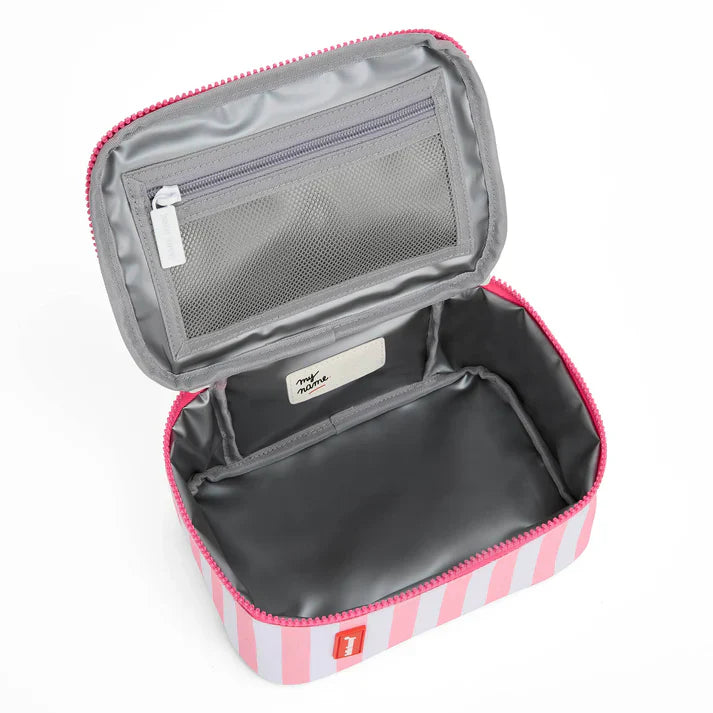 Hello Hossy Lunchtas Pink Stripes