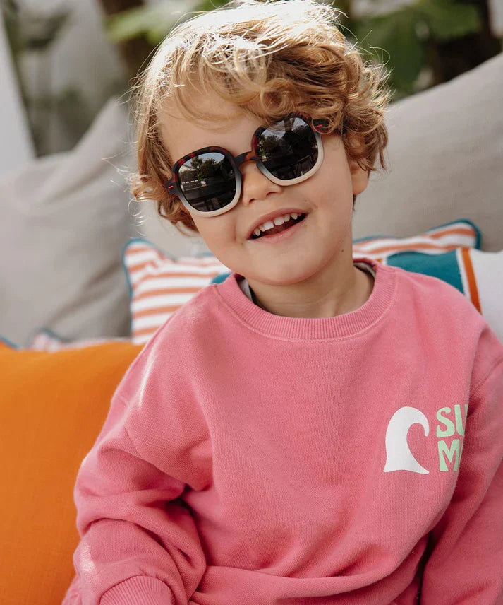 Hello Hossy Zonnebril Koody Craky Cream | 3-5Y