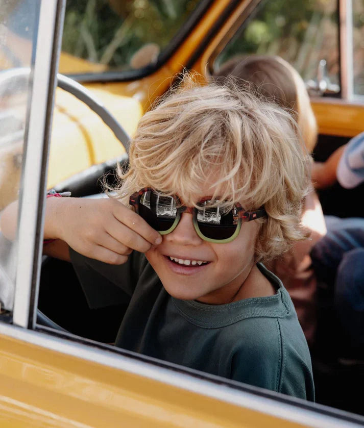 Hello Hossy Zonnebril Koody Craky Khaki | 3-5Y