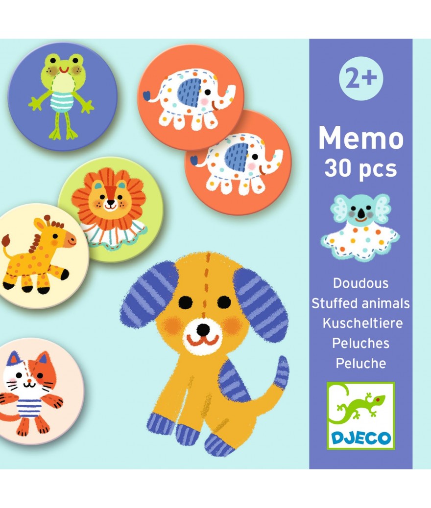 Djeco Mémo Mix | Stuffed Animals