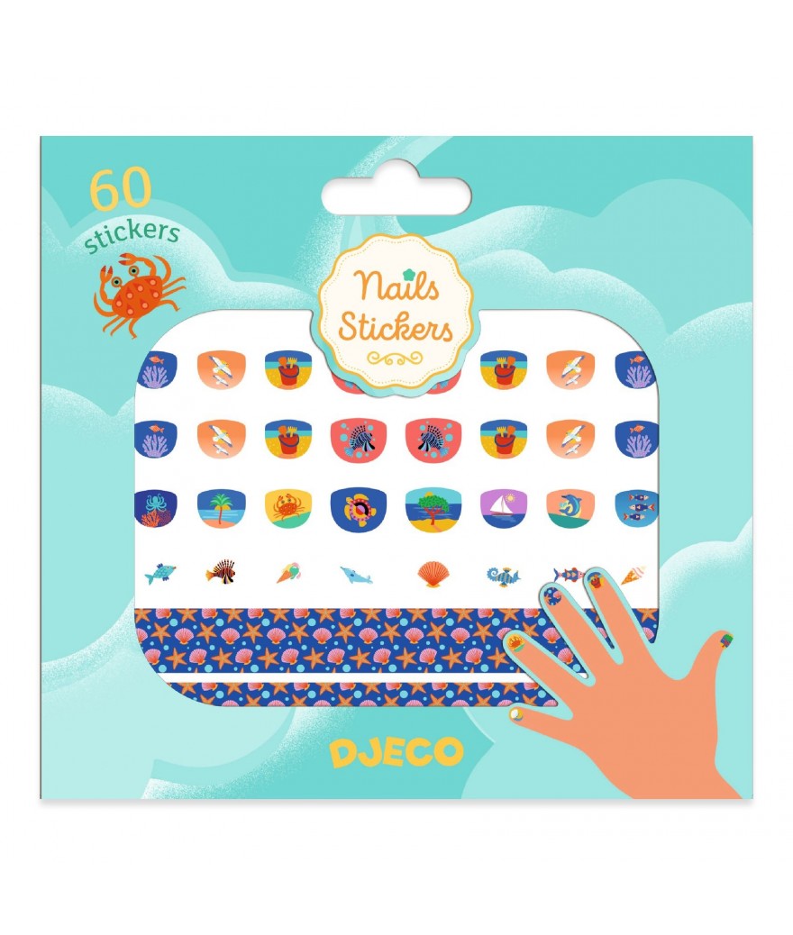 Djeco Nail Stickers Set | Middellandse Zee