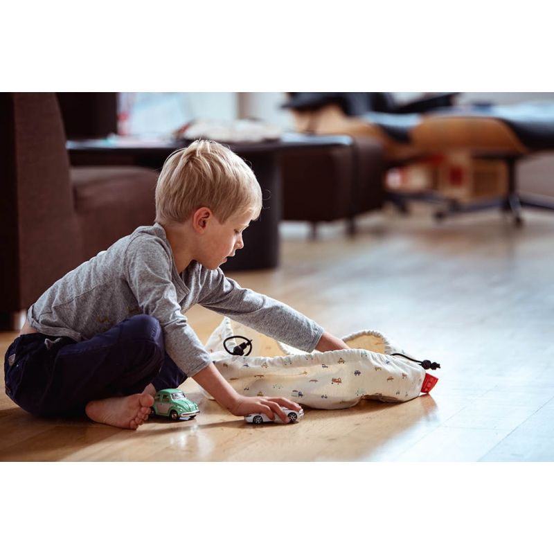 Play and go Opbergzak speelmat | Mini Cars