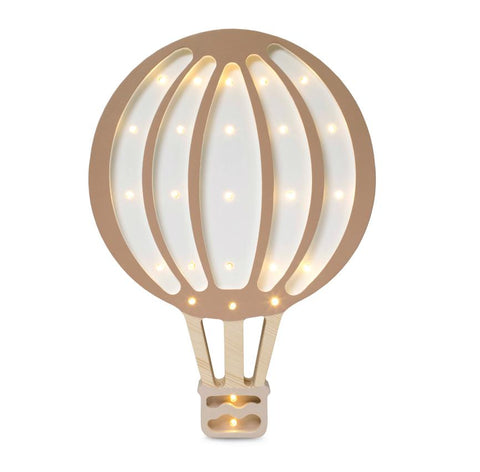 Little Lights Lamp Hot Air Balloon | Light Brown