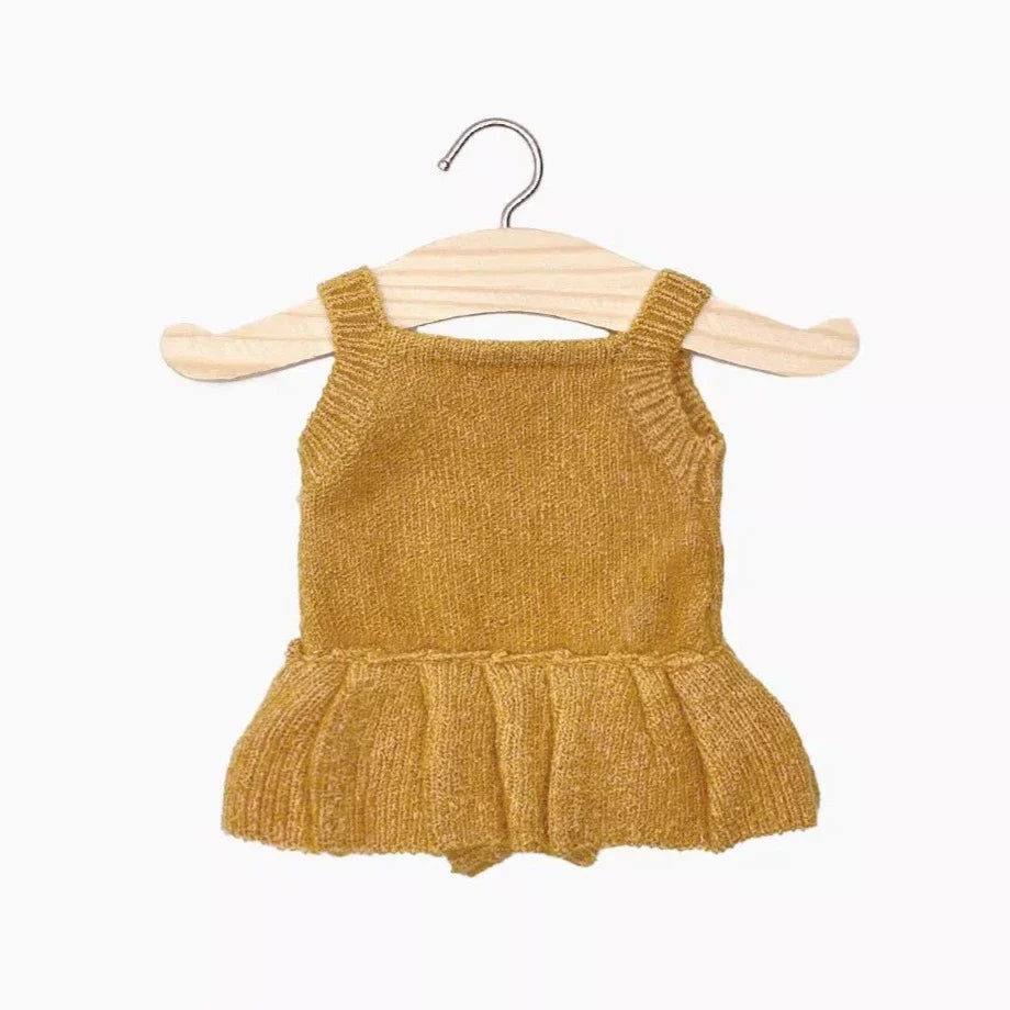 Minikane Poppenkleertjes Orléane Knitted Romper | Miel