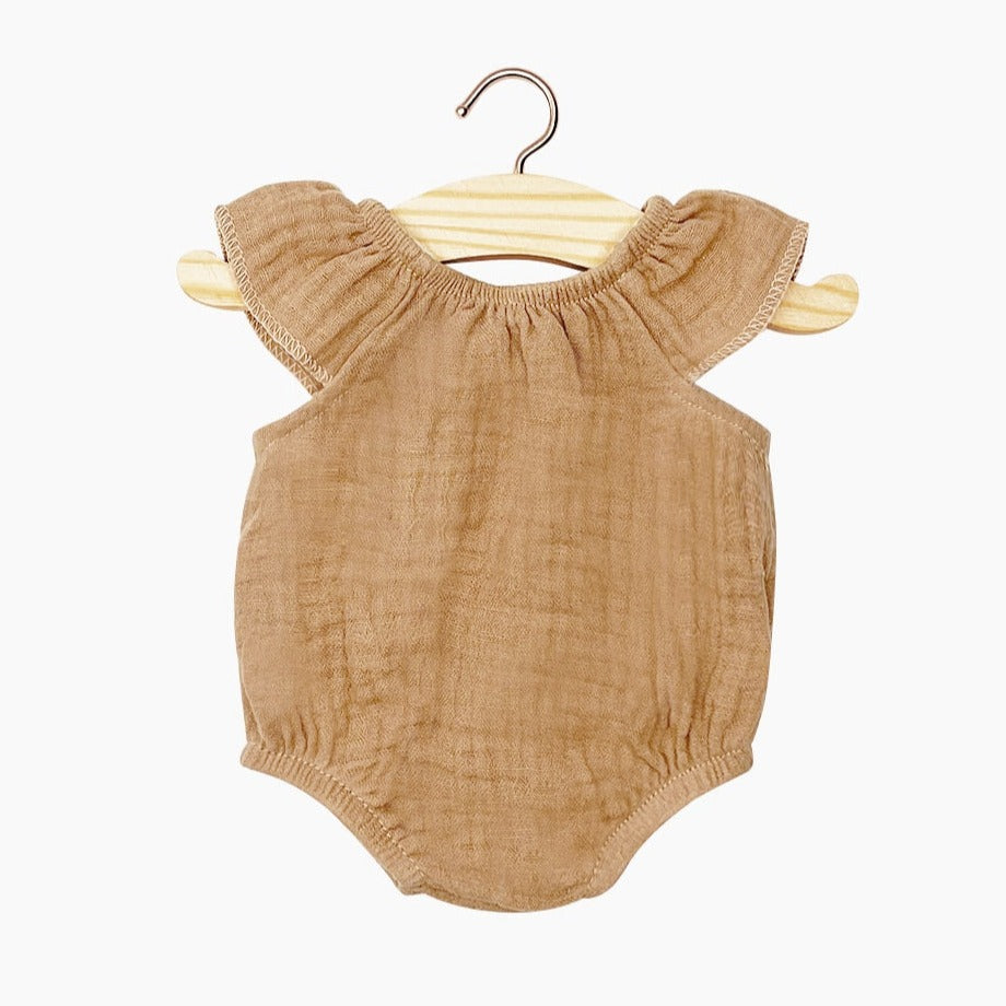 Minikane Poppenkleertjes Clara Romper | Brown Sugar