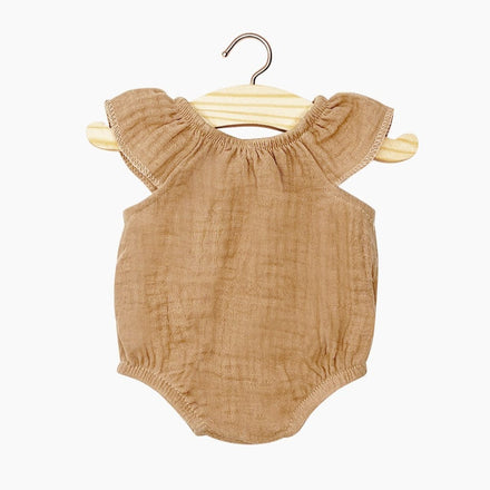 Minikane Poppenkleertjes Clara Romper | Brown Sugar