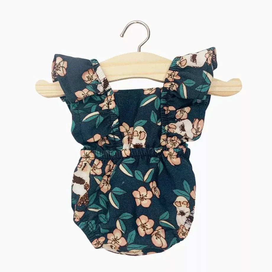 Minikane Poppenkleertjes Lou Rétro Romper | Mandarins