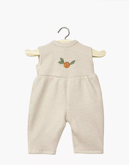 Minikane Poppenkleertjes Linda Jumpsuit | Orange Embroidery