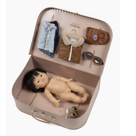 Minikane Koffer Met Pop En Accessoires | Rétro Garçon