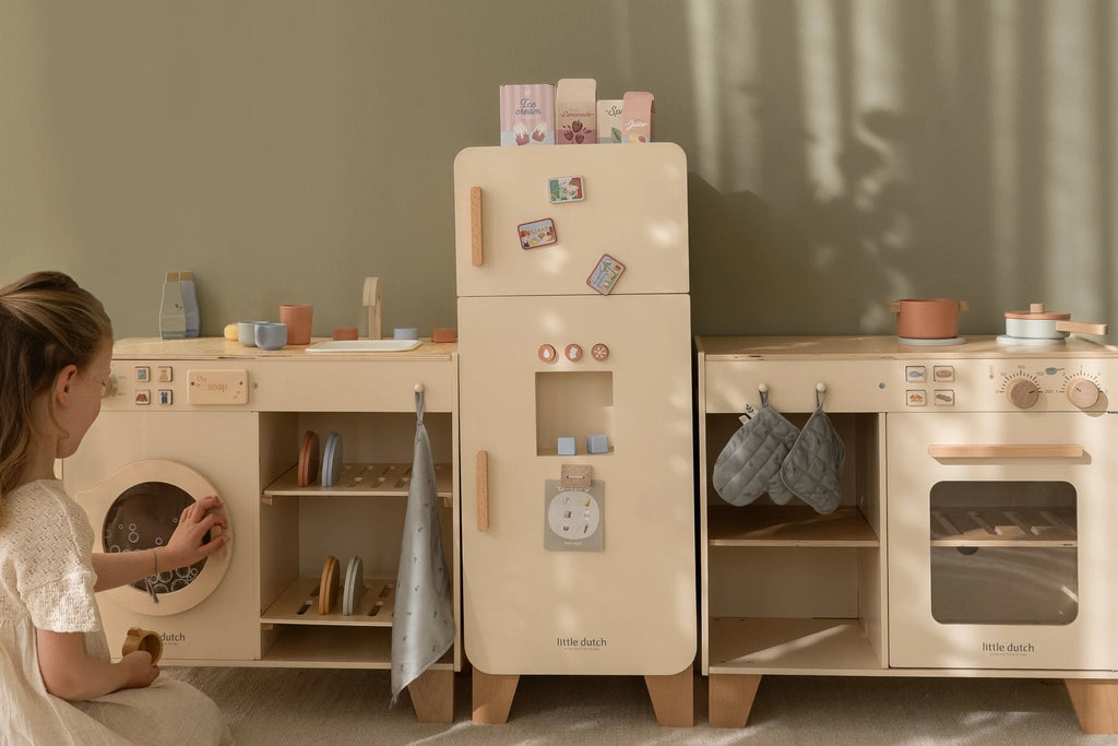 * Little Dutch Houten Wasmachine