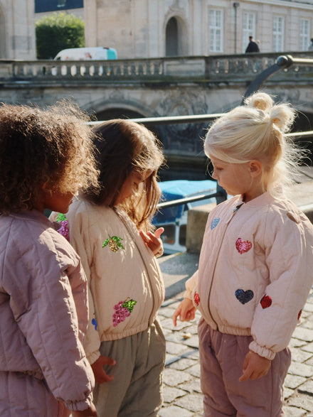 Konges Sløjd Juno Sequin Bomber Winterjas | Twilight Mauve